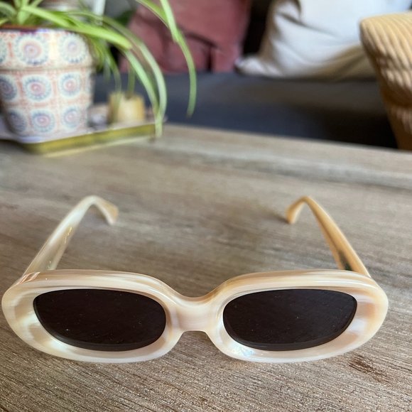 Crap Eyewear Cream Sunglasses - Picture 1 of 4